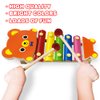 ArtCreativity Teddy Bear Xylophone, 1PC, Fun Musical Instruments for Kids, Colorful Xylophone Music Toy with 2 Sticks, Development Learning Toys for Boys and Girls, Great Birthday Gift Idea