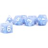 FanRoll by Metallic Dice Games 16mm Sharp Edge Silicone Rubber Poly DND Dice Set: Glacial Debris, Role Playing Game Dice for Dungeons and Dragons