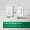 Lutron Sunnata Touch Dimmer Switch with LED+ Advanced Technology, for LED, Incandescent and Halogen, 3 Way/Multi Location, STCL-153M-IV, Ivory