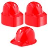 Gejoy 36 Pieces Construction Hats Bulk Plastic Worker Hat Funny Construction Party Hats for Kids Dress up Birthday Party Supplies(Red)
