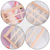 DOITOOL 2Pcs 1: 12 Dollhouse Window Frame Dollhouse Miniature Furniture Mini Wooden Window Frame DIY Dollhouse Bedroom Accessories, 3.3 x 4.5inch