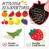 10 pcs Fridge Magnets for Kids - Fridge Magnets for Toddlers 1-3 - Kids Magnets Educational Toys - Learning Fruits Magnets for Babies,Fruits Cartoon Magnet (Fruits)
