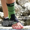 Zensah Ankle Support - Compression Ankle Brace - Great for Running, Soccer, Volleyball, Sports - Ankle Sleeve Helps Sprains, Tendonitis, Pain (Medium, Neon Pink - Pair)