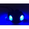 PACTRADE 5 PCS Boat Automotive CAR Small Round Blue LED Rocker Switch SPST ON/Off
