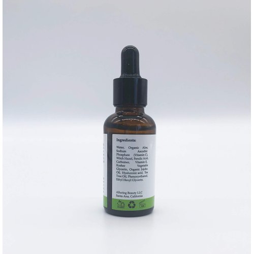 Vitamin C Facial Serum with Hyaluronic Acid, Vitamin E for Acne, Anti Wrinkle, Anti Aging, Fades Age Spots, Hyperpigmentation & Dark Circle