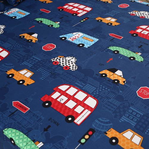 MAG 3 Pcs Cars Sheets Transportation Vehicle Twin Sheets Boys Sheet Set, for Kids, Teens and Car Lovers, Twin Boy Sheet Set Cars
