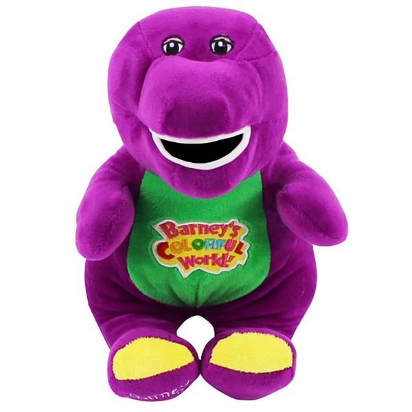 Generic Barney Toys Singing Friend Barney Stuffed Animals Dinosaur Barney Singing I Love You Children's Plush Puppet Toy （15in）