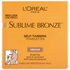 L'Oreal Paris Sublime Bronze Self-Tanning Body Towelettes, 6-Count (Pack of 2)