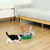 Pawaboo Interactive Cat Toy with Running Mouse, Electronic Motion Cat Toy Automatic Teaser for Indoor Cats, Pop and Play Hide Seek Cat Toy Hunting Mouse for Pet Cat Kitten Play Fun Exercise, Green