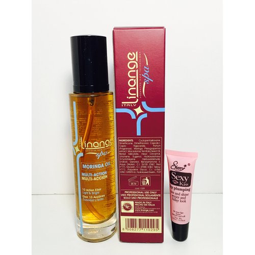 LINANGE Spa - Multi-action Hair Treatment Drops (100ml) with Moringa and Macadamia Oils; Hydratin...