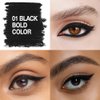 evpct Black Gel Eyeliner Pencils Eye Face Paint Stick Lipstick, Eye Liner Waterproof Smudge Proof Halloween Makeup Set Colored Cream Eyeliner Pen Crayon Eye delineador de ojos contra el agua 01