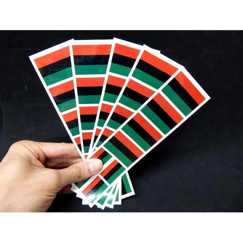 40 Tattoos: Pan African America Flag, Africa Party Favors