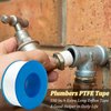 5 Rolls Premium Teflon Tape Plumbing, Plumbers Tape for leaks, PTFE Tape, Thread Seal Tape for Shower Head, Waterproof Pipe Sealant Tape, Water Hose Faucet Repair Sealing Tape (0.71Inch*590Inches)