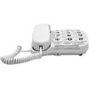 JeKaVis JF11W Big Button Phone for Elderly Amplified Corded Phones for Hearing Impaired Aid Senior Phone with Loud Handsfree Speakerphone Home Phone Landline