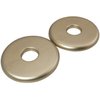 Snap On Escutcheon Plate JJHXSM 2PCS 22x80mm Pipe Hole Air Conditioning Hole Decorative Cover Golden