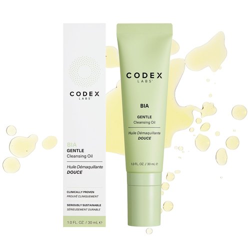 Codex Labs Bia Gentle Cleansing Oil 2.0 - Makeup Remover for Waterproof & Oil-Based Makeup - For Dry, Sensitive Skin, All Skin Types - With Ceramides & Vitamin E - Cruelty-Free, Vegan Skincare (30ml)