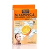 AZURE Vitamin C & Collagen Moisturizing Facial Mask- Anti Aging, Deeply Moisturizing & Firming - Brightening Mask, Improves Elasticity - Skin Care Made in Korea - 5 Pack