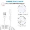 Charging Cable Replacement for Flawless Legs Shaver, 2 Pack Power Cord Electric Trimmer Charger Cable Charger Cord for Finishing Touch Flawless Legs Hair Remover Electric Shaver for Women, White