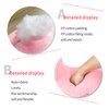 AFAN Cute Long Cat Plush Kawaii 19.6" Body Pillow Cat Stuffed Animals Soft Plushies Cuddly Cotton Kitten Sleeping Pillow Stuffed Plush Doll Toy Gift for Kids Girlfriend (Pink)