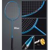 Senston N80 Badminton Racket Carbon Fiber Badminton Racquet, Single Professional Badminton Racket Blue Color