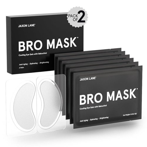 BRO MASK Under Eye Gel Pads: Cooling Eye Patches for Dark Circles and Puffiness | Anti Aging Hydr...