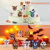 lasama Action Figures, 8Pcs Game Figurines Toys with 50PCS Sticker for Video Games Fans, 2.6 Inch Collectible Playset for Boys and Girls for Cake Toppers Decorations