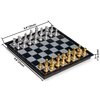 Yellow Mountain Imports Travel Magnetic Chess Set (9.8-Inch) - Folding and Portable Board Game