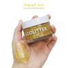 Goolitter Face, Body & Hair Holographic Gold Glitter Gel [Pharaoh Gold] 2oz (60mL) | Fine | K-Beauty | Halloween, Festival, EDM, Rave, Party, Concert, Costume Makeup | Vegan, Cruelty Free