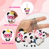 70PCS Cartoon Keychains Bulk for Kids Party Favors, Backpack Keychains Candy, Donut, Ball, Cartoon Animal Axolotl, Sloth, Hawaii Styles keychains for School Day, Classroom Prizes, Birthday Party
