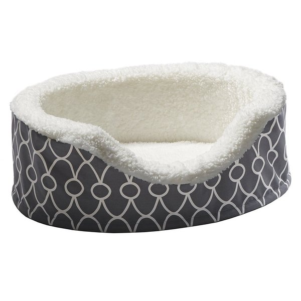 MidWest Homes for Pets Orthoperdic Egg-Crate Nesting Pet Bed w/ Teflon Fabric Protector, XS Gray