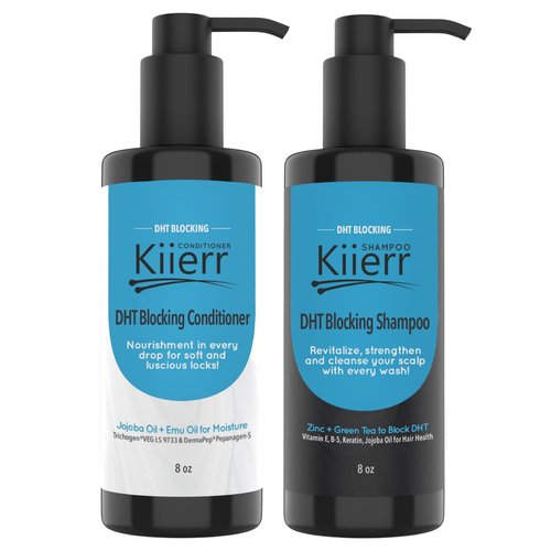 Kiierr DHT Blocking Anti-Thinning Shampoo and Conditioner Bundle for Men & Women