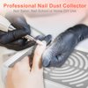 Nail Dust Collector, 40w Dust Collector for Nails Adjustable Suction Nail Vacuum Dust Collector, Nail Fan Dust Collector for Acrylic Nails Perfect for Salon Home Use