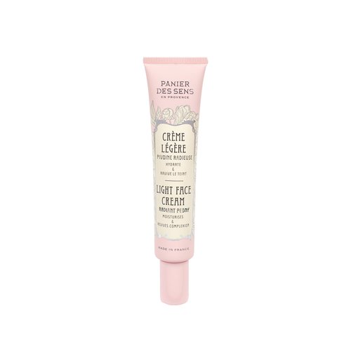 Panier des Sens – Light Face Cream - with Hyaluronic Acid + Peony Extract - Moisturizing and Radi...