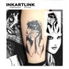 INKARTLINK Temporary Tattoos, 2 Sheets Medium Semi Permanent Tattoo Adult Art Design Waterproof Temp Tattoo Party Favors Realistic Look, No Adhesive, No Reflection, Lasts 1-2 Weeks (Hallucination)