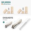 MR.GREEN Nail Clippers Stainless Steel Anti Splash Fingernail Cutter Manicure Tools Bionics Design Pedicure Scissor Nail Trimmer (Nail Clipper (Medium))