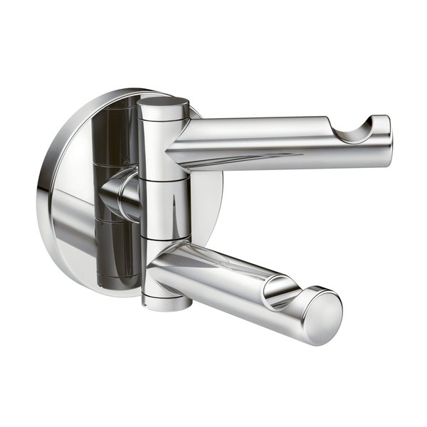 Moen YB0402CH Align Modern Double Swivel Robe Hook, Chrome