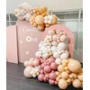 Daisy Balloon Garland Arch Kit -169Pcs Double Stuffed Balloons,Groovy Balloon Arch,Boho Balloons Kit for Baby Shower Bridal Wedding Baptism Birthday Engagement Party Decoration.