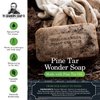 Pine Tar Bar Soap by The Grandpa Soap Company | The Original Wonder Soap | 3-in-1 Cleanser, Deodorizer & Moisturizer | 4.25 Oz. Each – 3 Pack