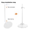 12Pcs Adjustable Doll Stands,Transparent and Lightweight Doll Display Rack Suitable for Different Sizes of Dolls Monsters,Action Figure Stand Doll Accessorie,Mini Doll Display Holder