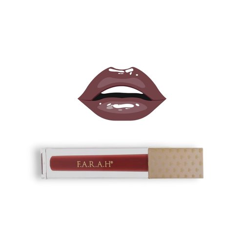 F.A.R.A.H. DAZZLE BO$$ Lip Gloss with Vitamin E and Jojoba Oil for Hydrated, Soft, and Nourished Lips (Vienna, 4.6ml)