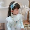 shishiruyizhong Princess Dress up Wigs,Long Braided Wigs Princess Hairpiece Wig Braid Girls Cosplay Headband Hair Dess up Accessories for Girls (Blue)