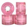 Cal 7 60mm 83A Cruiser Skateboard Wheels Set (Clear Pink)