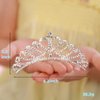 Sither Princess Hair Comb for Girls Mini Crystal Hair Comb Headpiece for Wedding Birthday Halloween Party Christmas Gift (style 1)