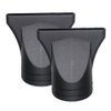 Diyfixlcd 2PCS black hair dryer nozzle，Plastic hair dryer concentrator diameter 4.5cm, non-general purpose hair dryer attachment nozzle