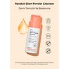 Hanskin Vitamin C Glow Powder Cleanser - Gentle Face Wash for Brightening & Radiant Skin, Papaya Enzyme Powder Facial Cleanser for Dry Skin, Exfoliating & Refreshing Korean Skincare [2.36 fl oz.]