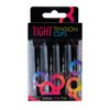 Framar Black Tight Tension Clips - Set of 4 Professional Hair Clips – Hair Clips for Styling, Clips for Hair, Metal hair Clips - Extra Tight & Durable