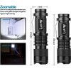 LETMY Tactical Flashlight, Super Bright LED Mini Flashlights with Belt Clip, Zoomable, 3 Modes, Waterproof - Best EDC Flashlight for Gift, Hiking, Camping, Hurricane & Power Outage (2 Pack)