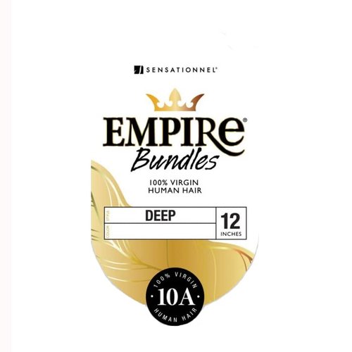 Sensationnel Empire Bundle weave hair - Empire Bundles virgin human hair extensions Unprocessed hair - EMPIRE BUNDLES deep 1 pack 10 inch (NATURAL)