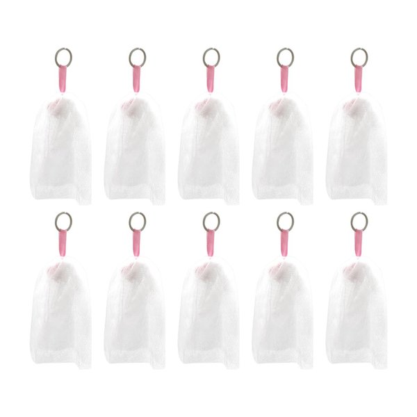 UUYYEO 10 Pcs Bubble Soap Foaming Net Pouch Shower Soap Saver Bag Mesh Soap Drawstring Bag Bar Soap Holder Drying Bags for Body Face Cleaning