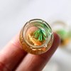 1pc Multicolour Dollhouse Miniature Goldfish Bowls with Smooth Surface, Realistic Chic Resin Dollhouse Fish Tank Accessories for Garden Scene Decor,1.06" x 0.51" x 1.02" Décor